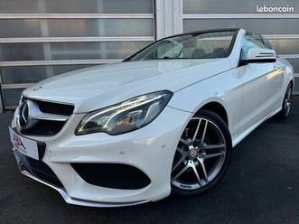 mercedes classe e 350 cdi v6 252ch cabriolet amg sport / camera 360 / distronic plus / harman kardon 3d