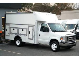 2018 ford e350 e 350 e-350 cutaway kuv utility box truck 12ft