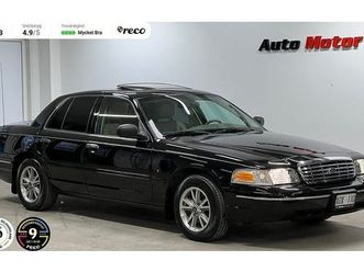 ford crown victoria 4.6 v8 luftfjädring taklucka samlarskick