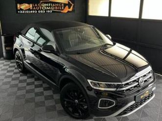 ② volkswagen t-roc cabrio 1.5tsi dsg 1er prop garantie 1 an — volkswagen — 2ememain