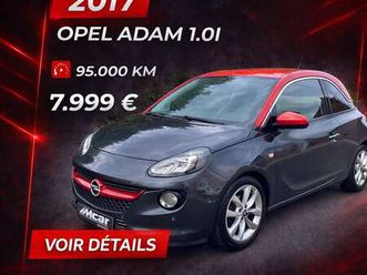 adam 1.0 turbo jam , cuir , garantie 12 mois