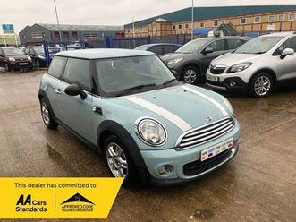 2012 mini cooper 1.6 one (98bhp) hatchback 3d