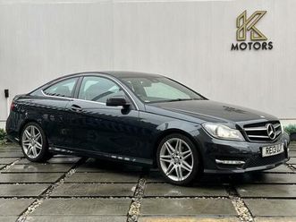 2013 mercedes-benz c class c180 [1.6] blueeff amg sport plus 2dr auto coupe petrol automatic