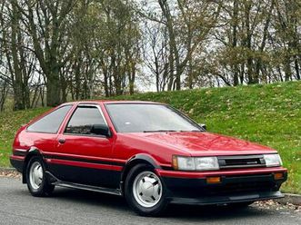 1985 toyota corolla 1.6 gt coupe twincam ae86 rear wheel drive - superb example