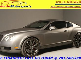2007 continental gt 2007 gt v12 coupe awd nav heatseat camera 45k mls