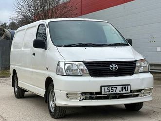 2007 toyota hiace 2.5 diesel lwb