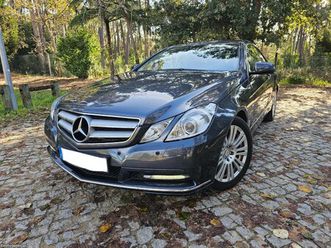 mercedes-benz e 200 cgi coupe bluefficiency turbo 185cv manual outubro/12
