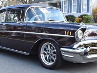 1957 chevrolet bel air/150/210 resto mod custom v8 a/c automatic