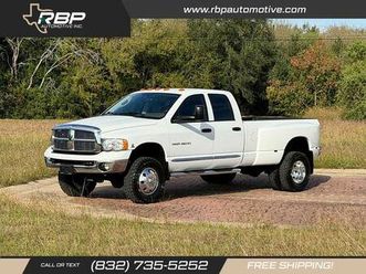 2005 dodge ram 3500 laramiequad cablb drw 5.9l 6spd immaculate