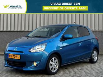 mitsubishi space star 1.0 mivec 71pk bright | climate control | lichtmetalen velgen | airco |