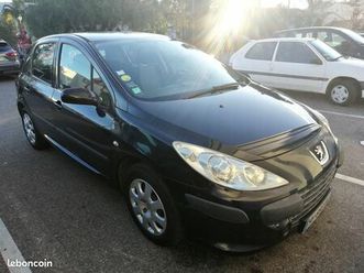 berline compacte peugeot 307 noire 53500 km
