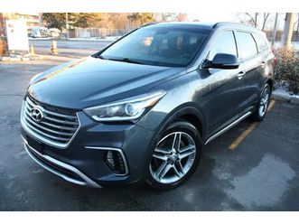 2017 hyundai santa fe xl limited xl 7 seats, no accidents, navi