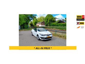 renault mégane coupé-cabriolet 1.2 tce privilège parelmoer wit airco lage km allinprijs
