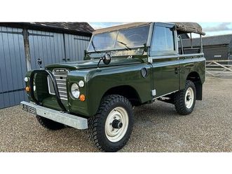1977 land rover series 3 vert manuel, 4 vitesses conduite...