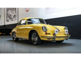 1963 porsche 356 jaune manuel conduite à gauche in etten-...
