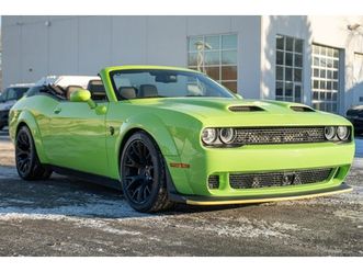 43-mile 2023 dodge challenger srt hellcat widebody jailbreak convertible conversion
