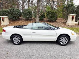 2005 chrysler sebring limited convertible 2.7l v6 low miles 128k