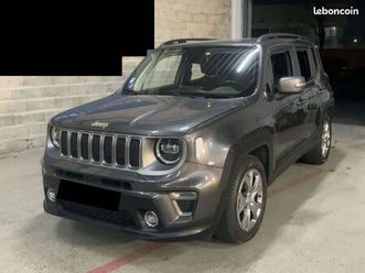 jeep renegade (2) 1.3 gse t4 s&s 150 limited bvr 6 toit ouvrant+ caméra de recul garantie 12 mois