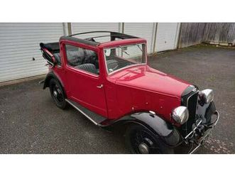 1935 austin 10 rouge manuel, 4 vitesses conduite à droite...