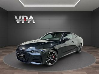 bmw série 4 gran coupe m440i xdrive 3.0 – 374ch • laser hud harman kardon toit panoramique caméras 360° shadow line m brillant