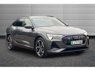 2023 audi e-tron sportback 300kw 55 quattro 95kwh black edition 5dr auto