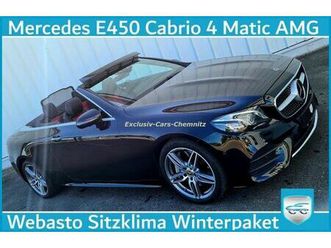 mercedes-benz e 450 4matic amg webasto acc sitzklima 360 4xsh