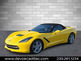 used 2016 chevrolet corvette stingray