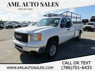 2013 gmc sierra 2500hd chevrolet silverado*utility work truck*ext cab 4x4 ԇ