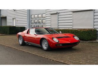1971 lamborghini miura - miura sv