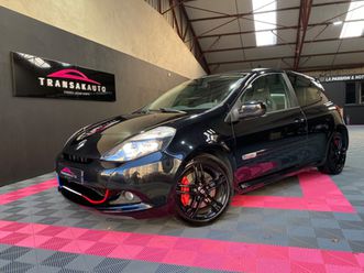 renault clio iii rs trophy 2.0 201cv / recaro / akrapovic / aileron rs / origine france / distribution ok