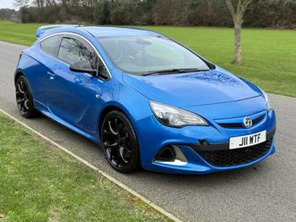 2013 vauxhall astra gtc 2.0t 16v vxr 3dr 58k 2 keys 3 owners arden blue hatchback petrol manual