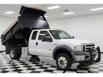 2006 ford f550 6.0 diesel 4x4 nice dump box