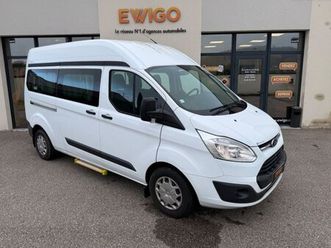 ford custom transit 130cv ecoblue minibus 9 places rampe tpmr