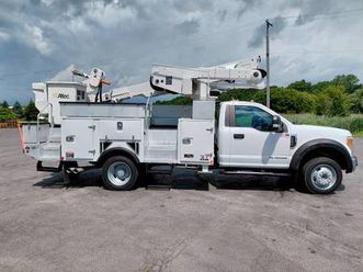 2017 ford f-550 xl 159k 4wd 6.7l diesel altec 45' m.h. insulated boom