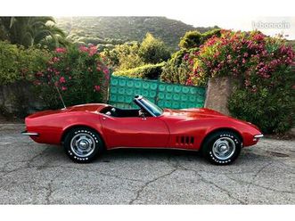 magnifique corvette 1968 cabriolet 450cv - 5,7l roush préparation. extrêmement puissante