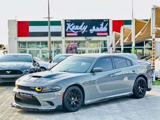 dodge charger r/t scat pack 6.4l | monthly 1250/- | 0% dp | leather seats | park assist | # 10532