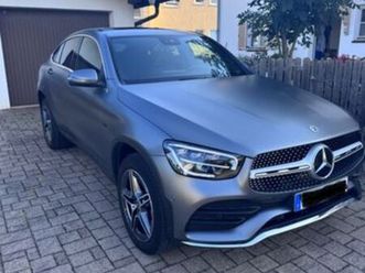 mercedes-benz glc 300e coupé amg line | designo mattlack | ahk