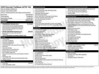 used 2025 chevrolet trailblazer activ