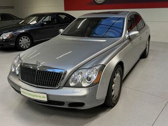 maybach 57 amboina v12 sammlerfahrzeug distronic