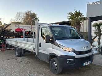 iveco daily 50-180 plateau 6,50m 180 cv clim siege suspendu suivi complet