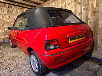 rover metro cabriolet try me