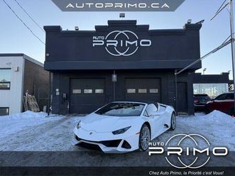 lamborghini huracan 2020 evo spyder awd v10 5.2l 640hp cuir gps carplay bluetooth cam