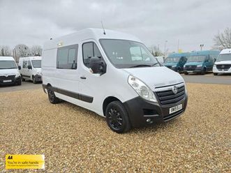 2019 vauxhall movano 2.3 cdti h2 van 130ps panel van diesel manual