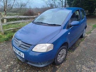 2007 volkswagen fox 1.2 3dr hatchback petrol manual