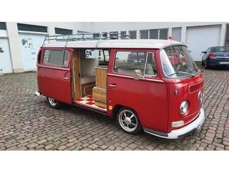 volkswagen t2 bus bulli westfalia deluxe montana rot 1969 tüv vw
