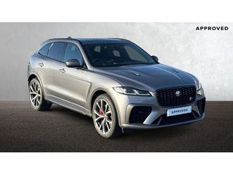 jaguar f-pace 5.0 v8 550 svr 5dr auto awd