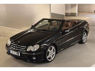 mercedes benz clk 350 avantgarde amg paket cabrio w209