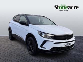2022 vauxhall grandland 1.2 turbo sri suv 5dr petrol manual euro 6 (start/stop) (130 ps) hatchback petro...