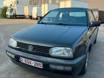② vw cabrio golf 3 1.9 tdi (rode i) karmann uitvoering — volkswagen — 2ememain
