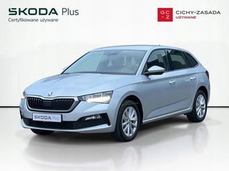 skoda scala 1.0tsi 110km ambition salonpl serwisaso smartlink led alarm fv
